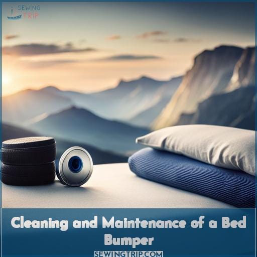 Cleaning and Maintenance of a Bed Bumper