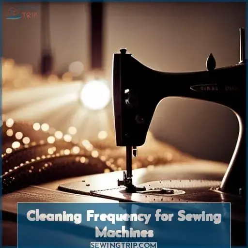 Cleaning Frequency for Sewing Machines