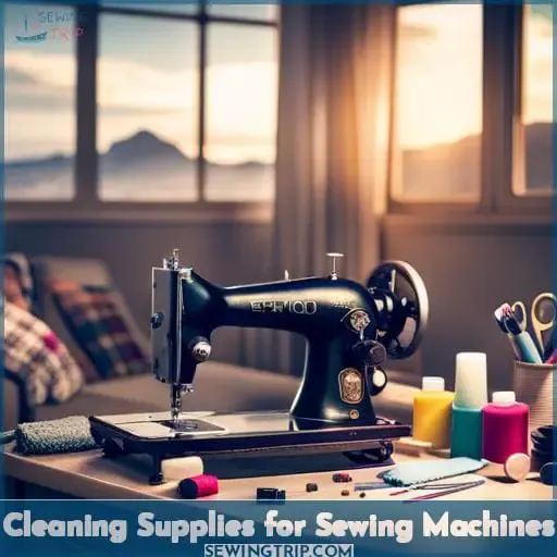 Cleaning Supplies for Sewing Machines