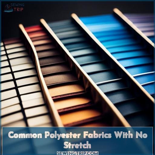 Common Polyester Fabrics With No Stretch
