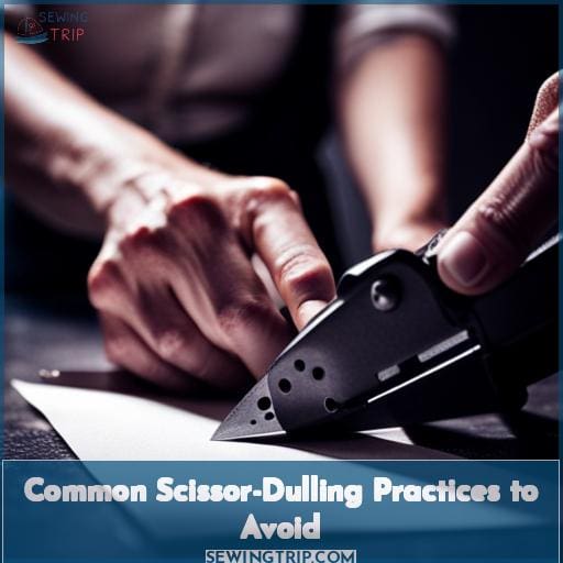 Common Scissor-Dulling Practices to Avoid
