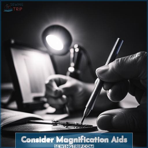 Consider Magnification Aids Consider Magnification Aids