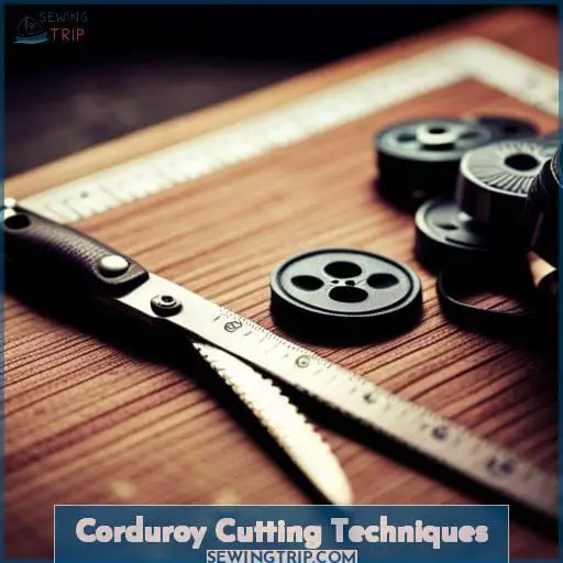Corduroy Cutting Techniques