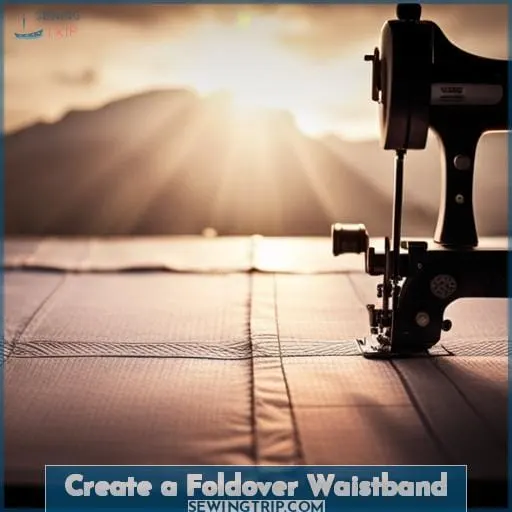 Create a Foldover Waistband