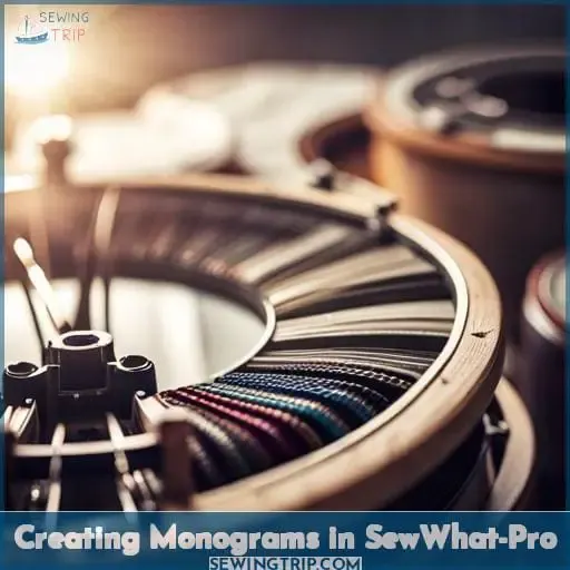 Creating Monograms in SewWhat-Pro