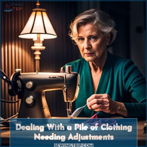 Dealing With a Pile of Clothing Needing Adjustments