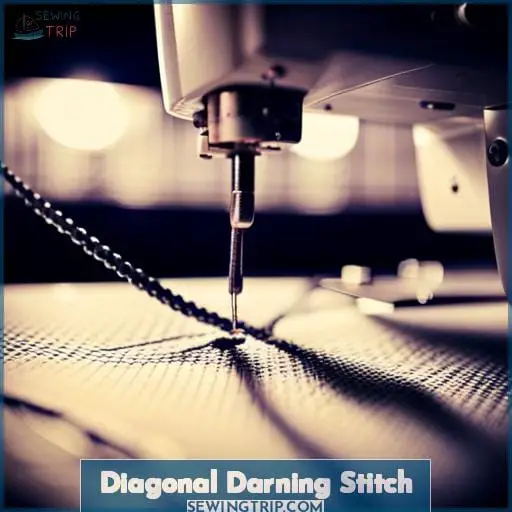 Diagonal Darning Stitch