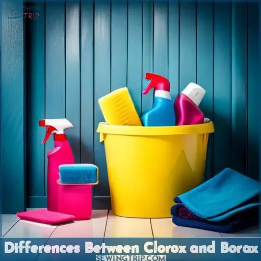 Differences Between Clorox and Borax