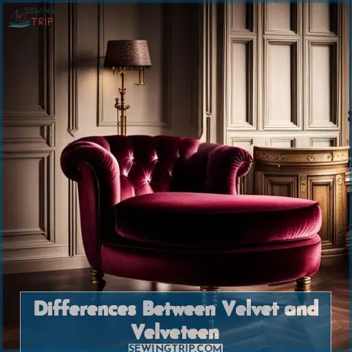 Differences Between Velvet and Velveteen