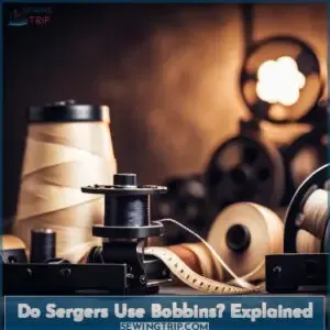 do sergers use bobbins explained