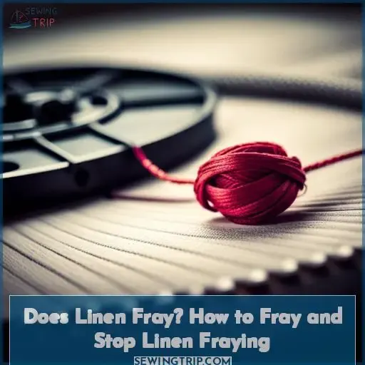 does linen fray how to
