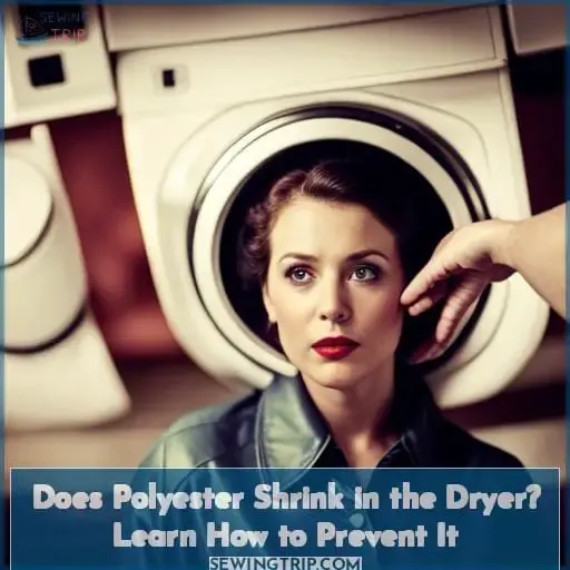 does polyester shrink in the dryer wash