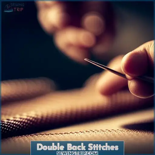 Double Back Stitches