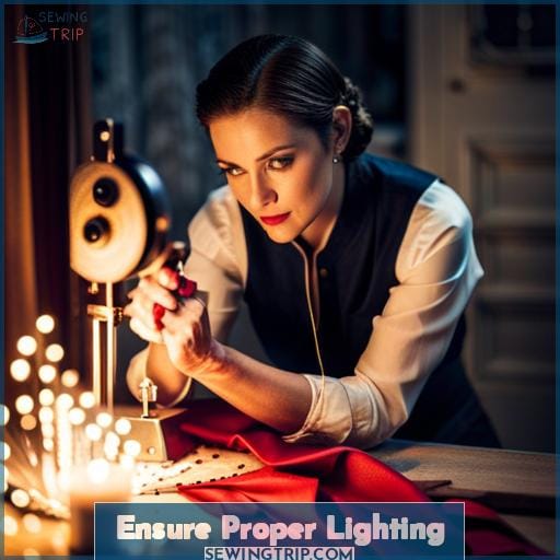 Ensure Proper Lighting Ensure Proper Lighting