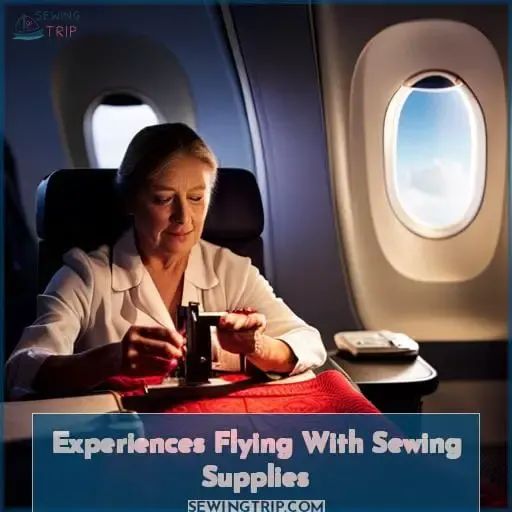 Experiences Flying With Sewing Supplies