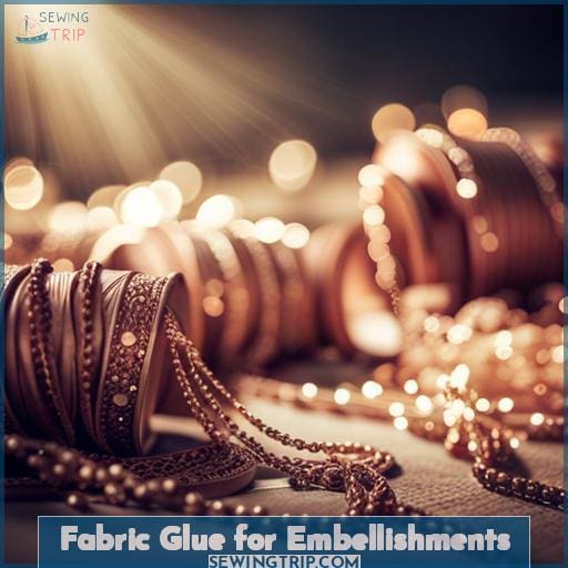 Fabric Glue for Embellishments
