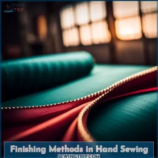 Finishing Methods in Hand Sewing