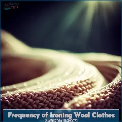 Frequency of Ironing Wool Clothes