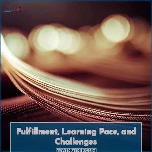 Fulfillment, Learning Pace, and Challenges