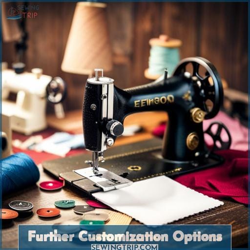 Further Customization Options Further Customization Options