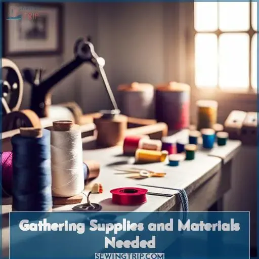 Gathering Supplies and Materials Needed