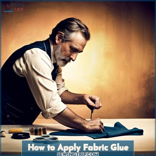 How to Apply Fabric Glue