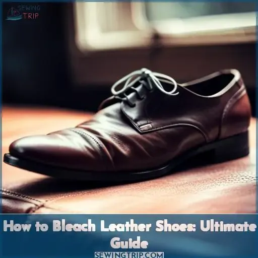 how to bleach leather shoes