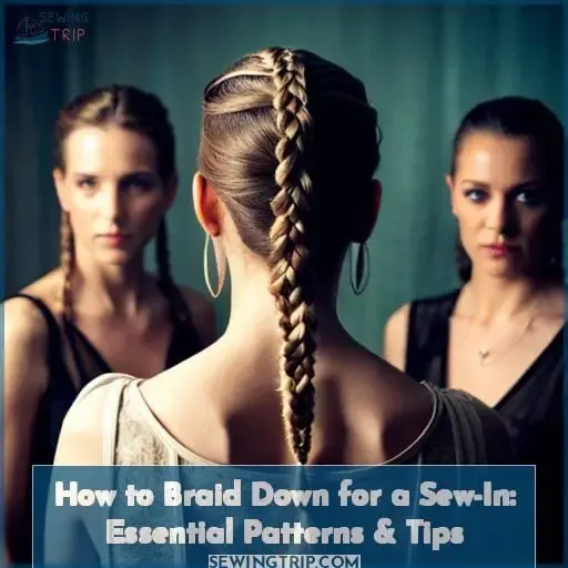 how to braid down for a sew in