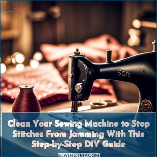 Clean Your Sewing Machine to Stop Stitches from Jamming with this Step