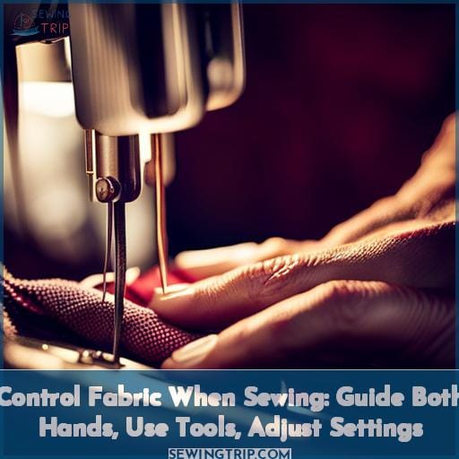 how to control fabric when sewing how to control fabric when sewing