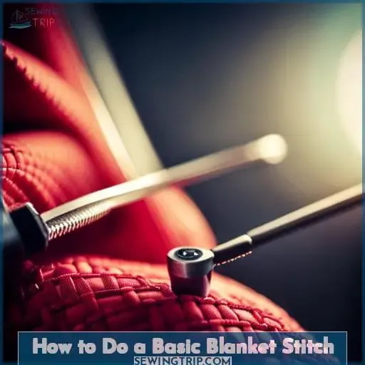How to Do a Basic Blanket Stitch