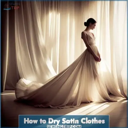 How to Dry Satin Clothes
