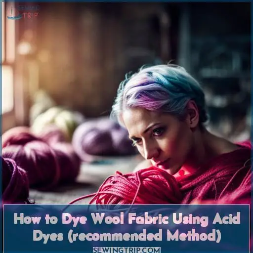 How to Dye Wool Fabric Using Acid Dyes (recommended Method)
