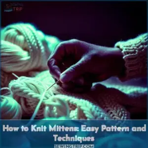 how to knit mittens