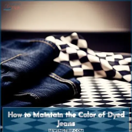 How to Maintain the Color of Dyed Jeans