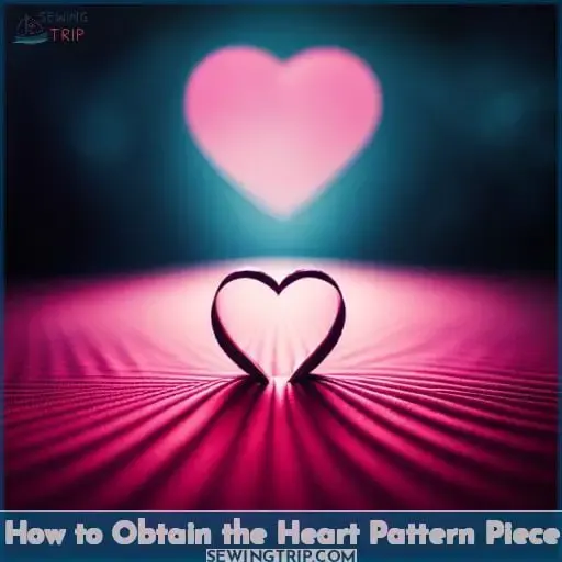 How to Obtain the Heart Pattern Piece