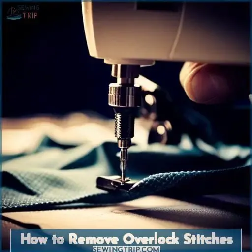 How to Remove Overlock Stitches