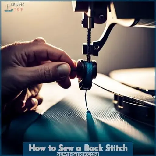 How to Sew a Back Stitch