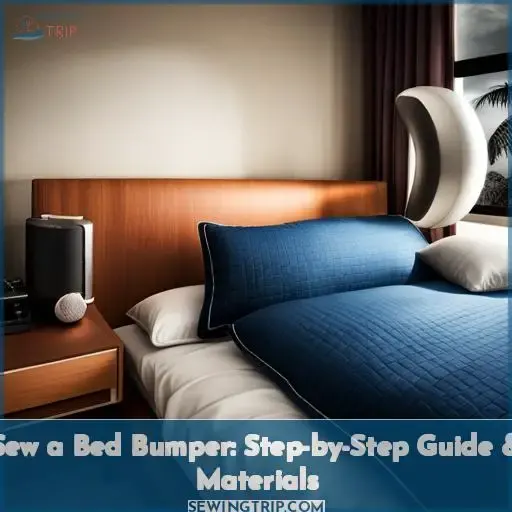 how to sew a bed bumper