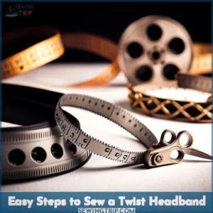 how to sew a twist headband