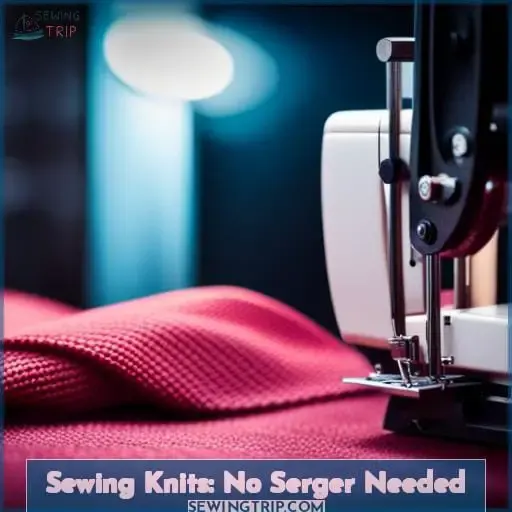 how to sew knits without a serger