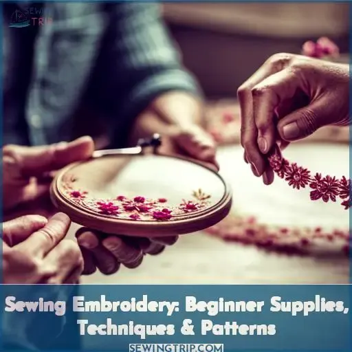 how to sewing embroidery