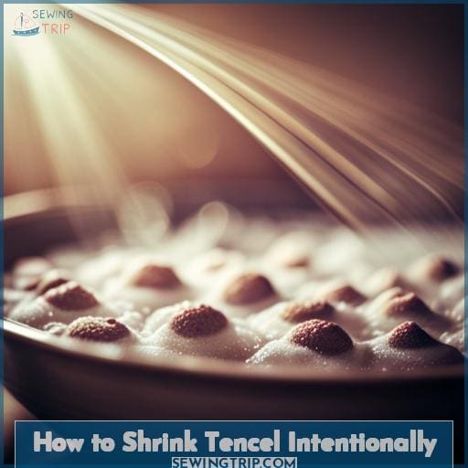 How to Shrink Tencel Intentionally