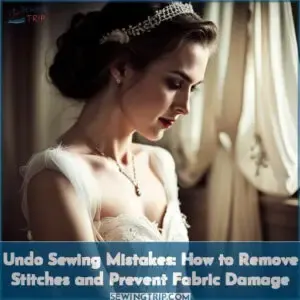 how to undo sewing