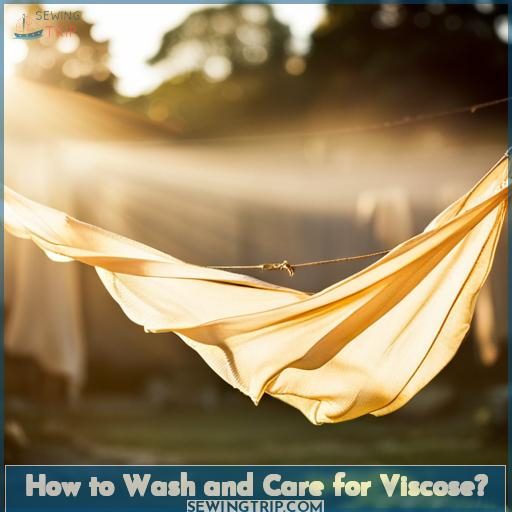 How to Wash and Care for Viscose
