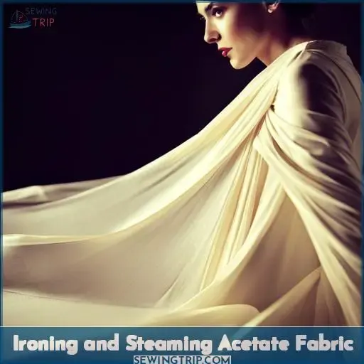 Ironing and Steaming Acetate Fabric