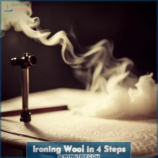 Ironing Wool in 4 Steps