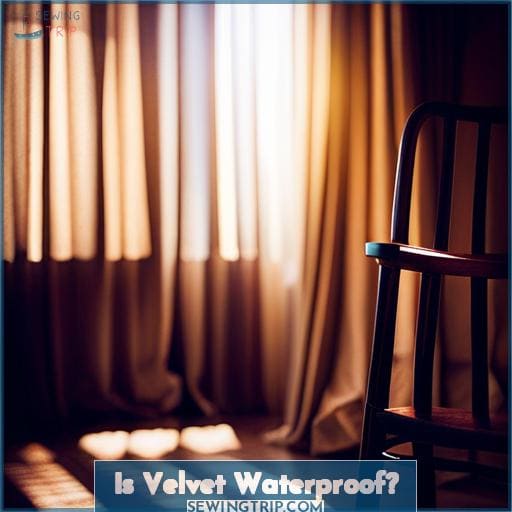 Is Velvet Waterproof
