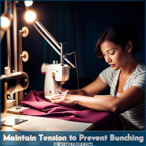 Control Fabric When Sewing Guide Both Hands, Use Tools, Adjust Settings