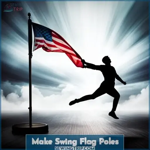 Make Swing Flag Poles